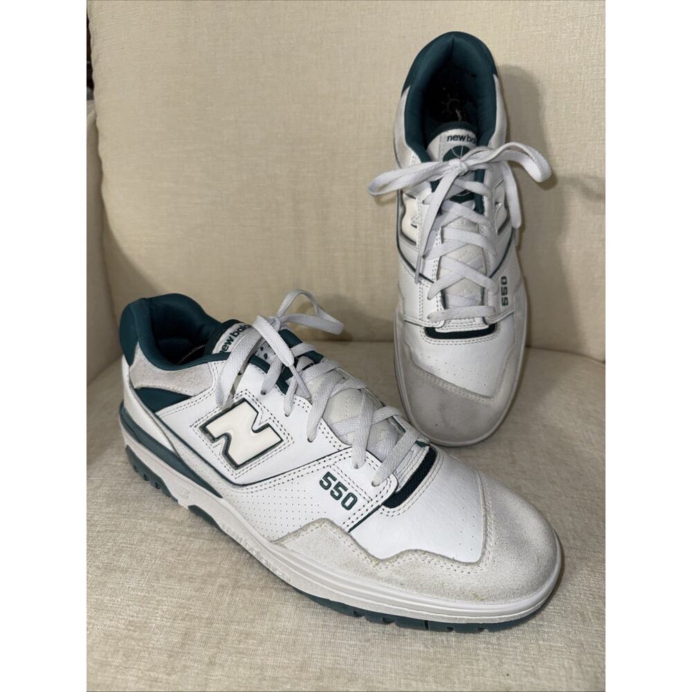 New Balance 550 'White Vintage Teal' BB550STA In Stock Size 13 EUC